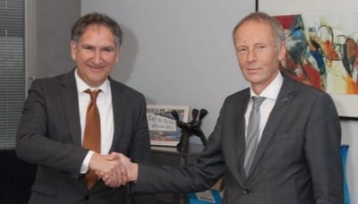 Ernst Bin draagt stokje bij Syntess Software over aan Johan Arensman